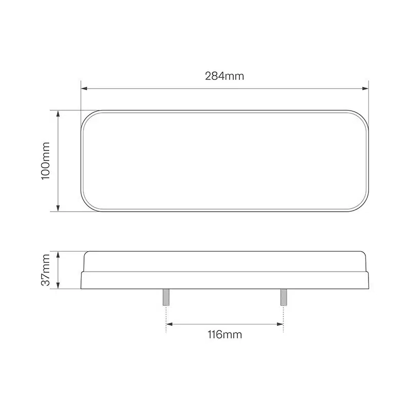 LED Autolamps, Multifunction Rear Lamp, Right Hand Side, 284RAWFMR, 12-24V - Image 3