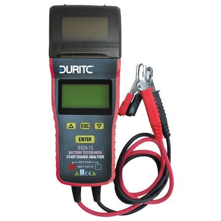 Durite, 0-524-73, 12/24V Battery Tester With Start Charge Analyzer